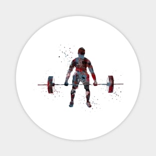 Male deadlift pick Magnet